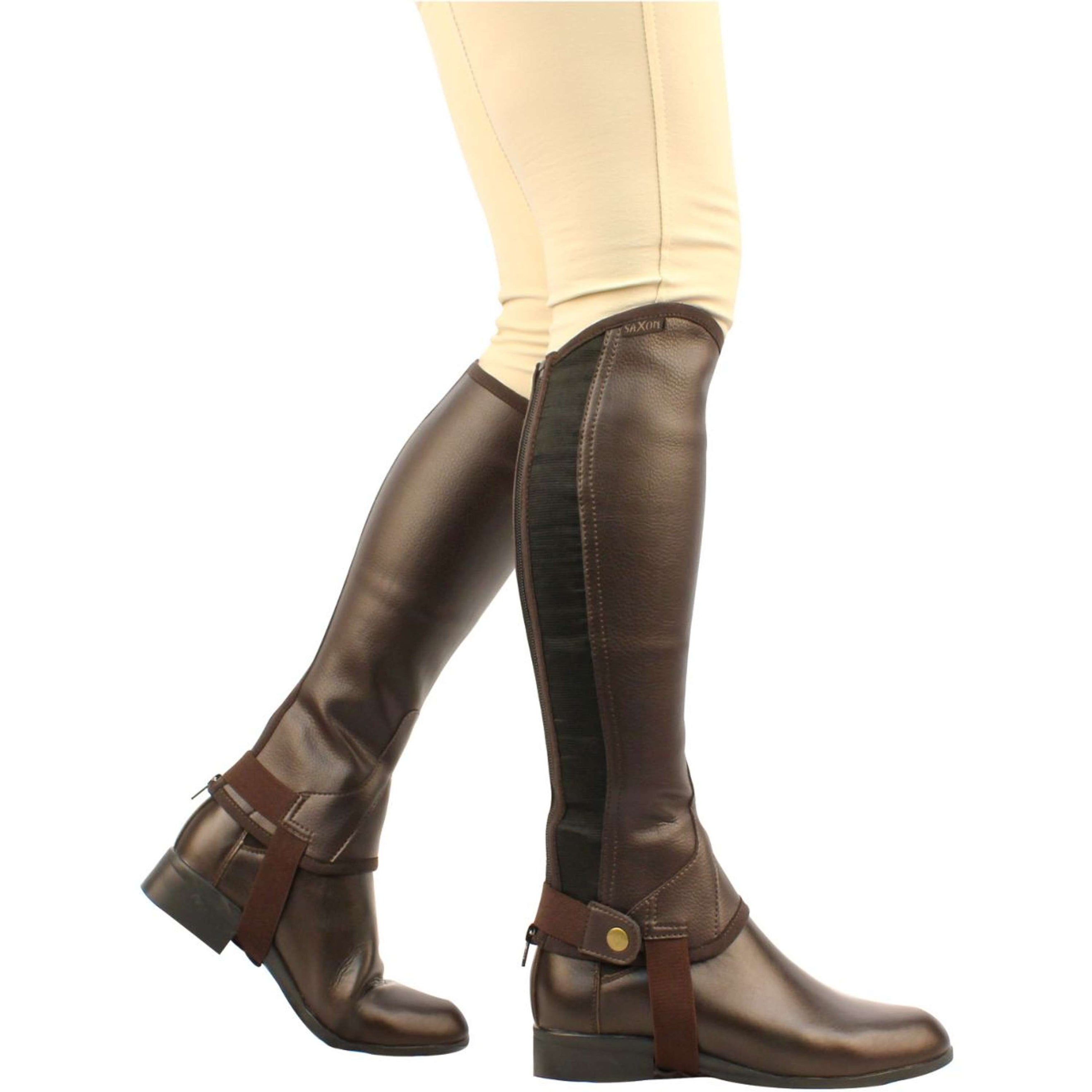 Saxon Chaps Equileather Braun Saxon Chaps Equileather Braun