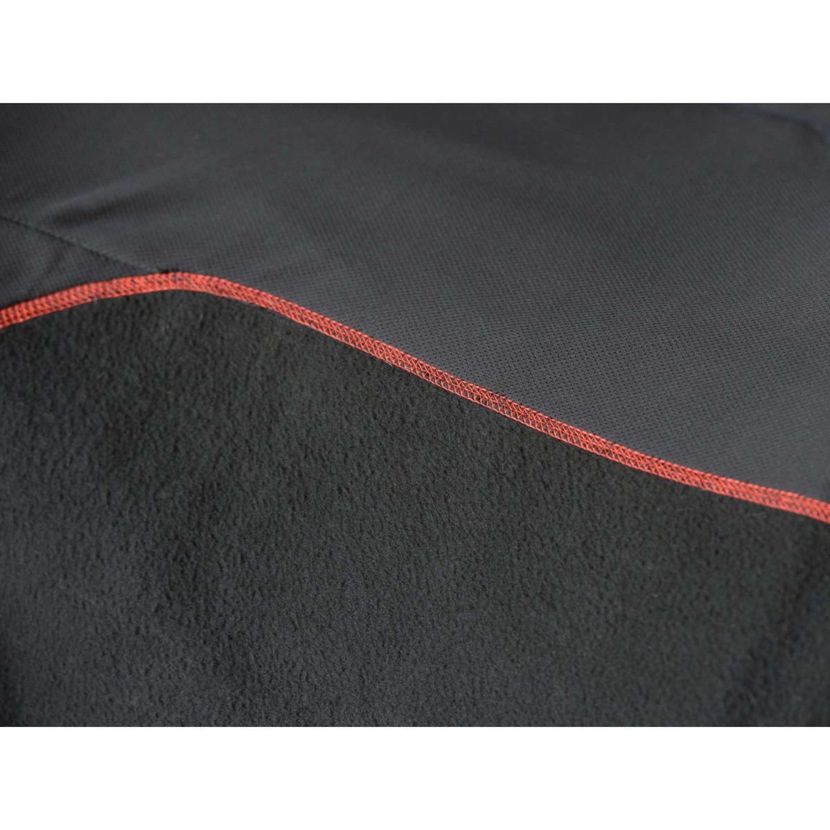 Weatherbeeta Fleece Combo Neck Therapy-Tec Schwarz/Silber/Rot