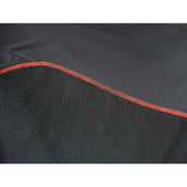 Weatherbeeta Fleece Combo Neck Therapy-Tec Schwarz/Silber/Rot