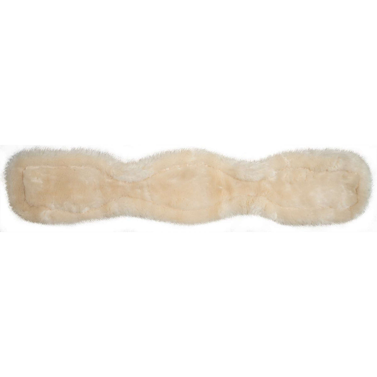 Waldhausen Sattelgurt Leather ECO Wool Kurz Schwarz