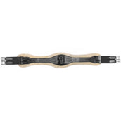 Waldhausen Sattelgurt Leather ECO Wool Schwarz