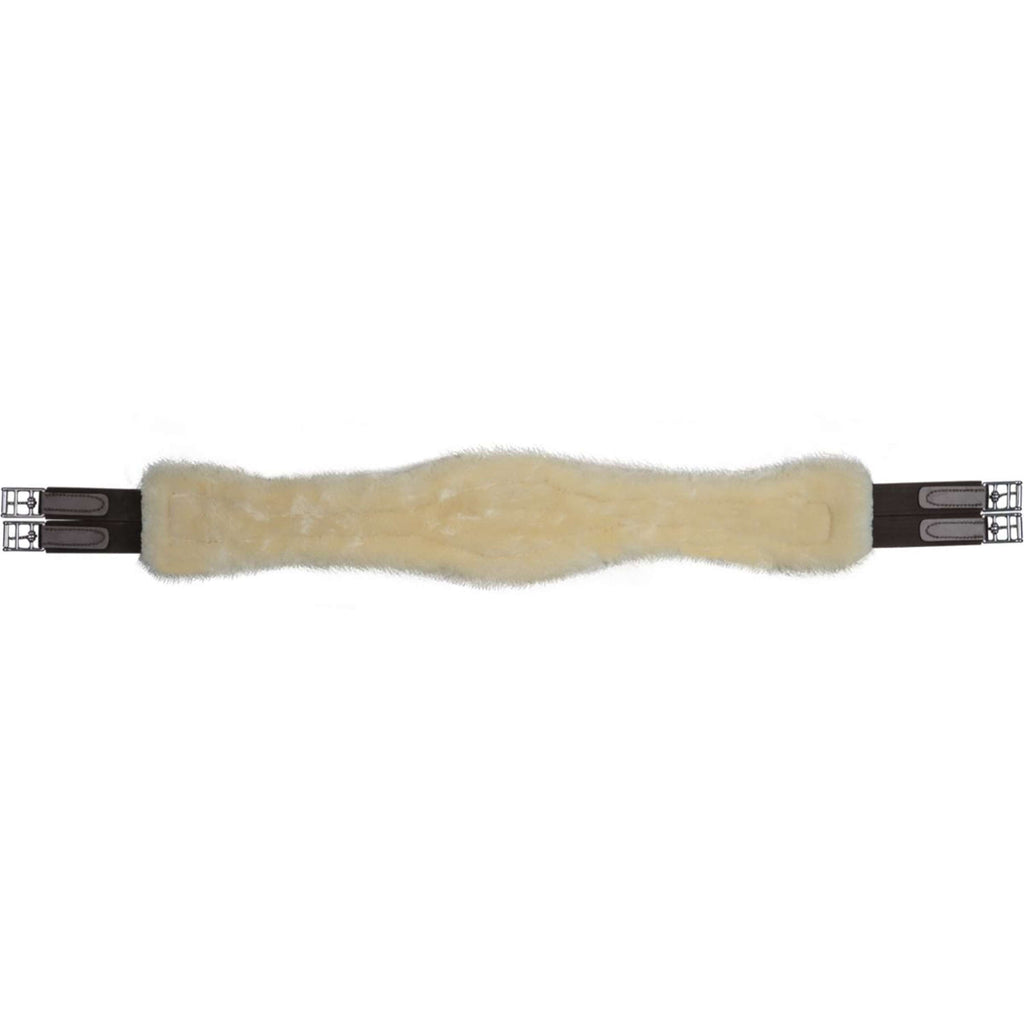 Waldhausen Sattelgurt Leather ECO Wool Braun