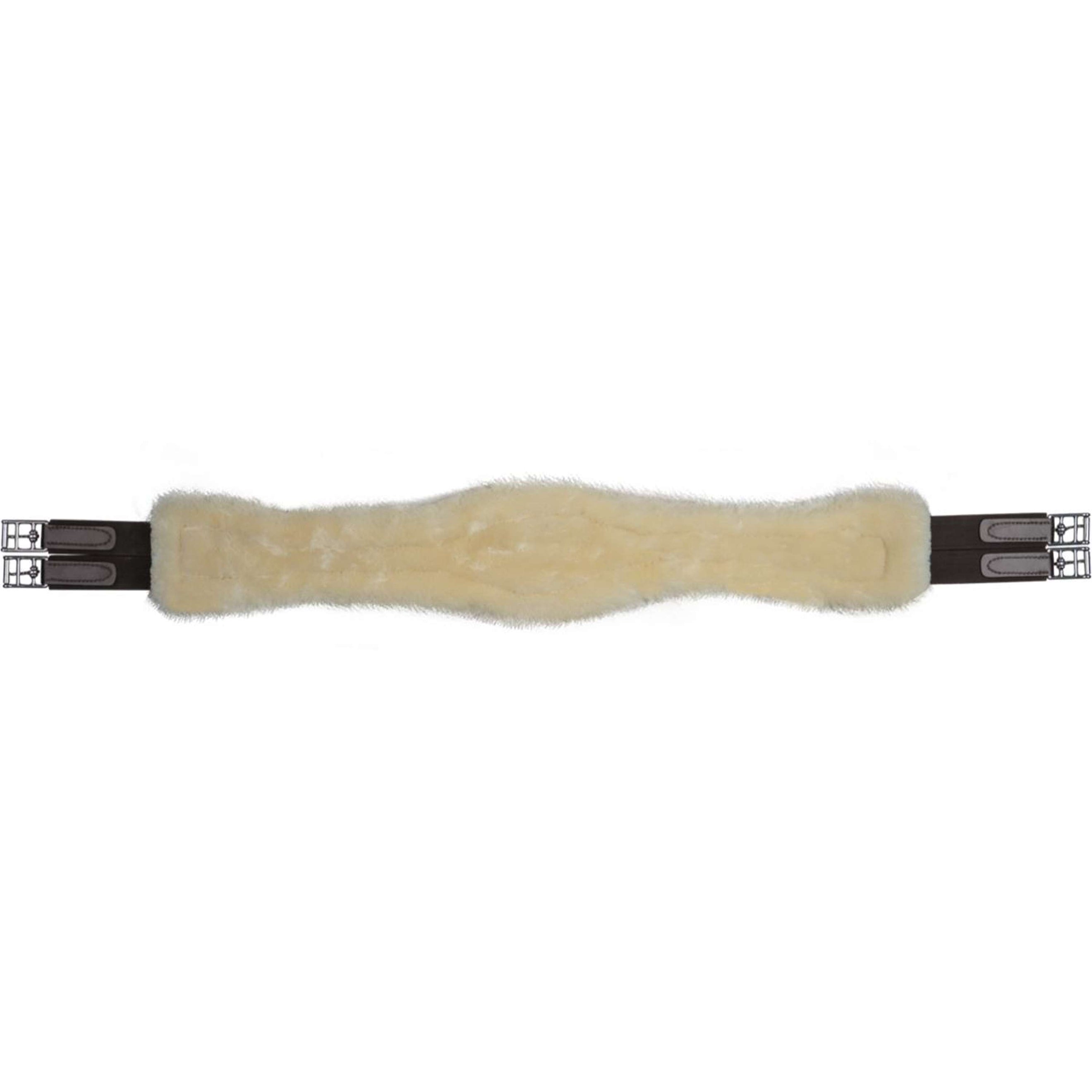 Waldhausen Sattelgurt Leather ECO Wool Braun
