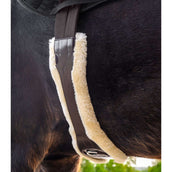 Waldhausen Sattelgurt Leather ECO Wool Braun