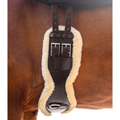 Waldhausen Sattelgurt Leather ECO Wool Braun