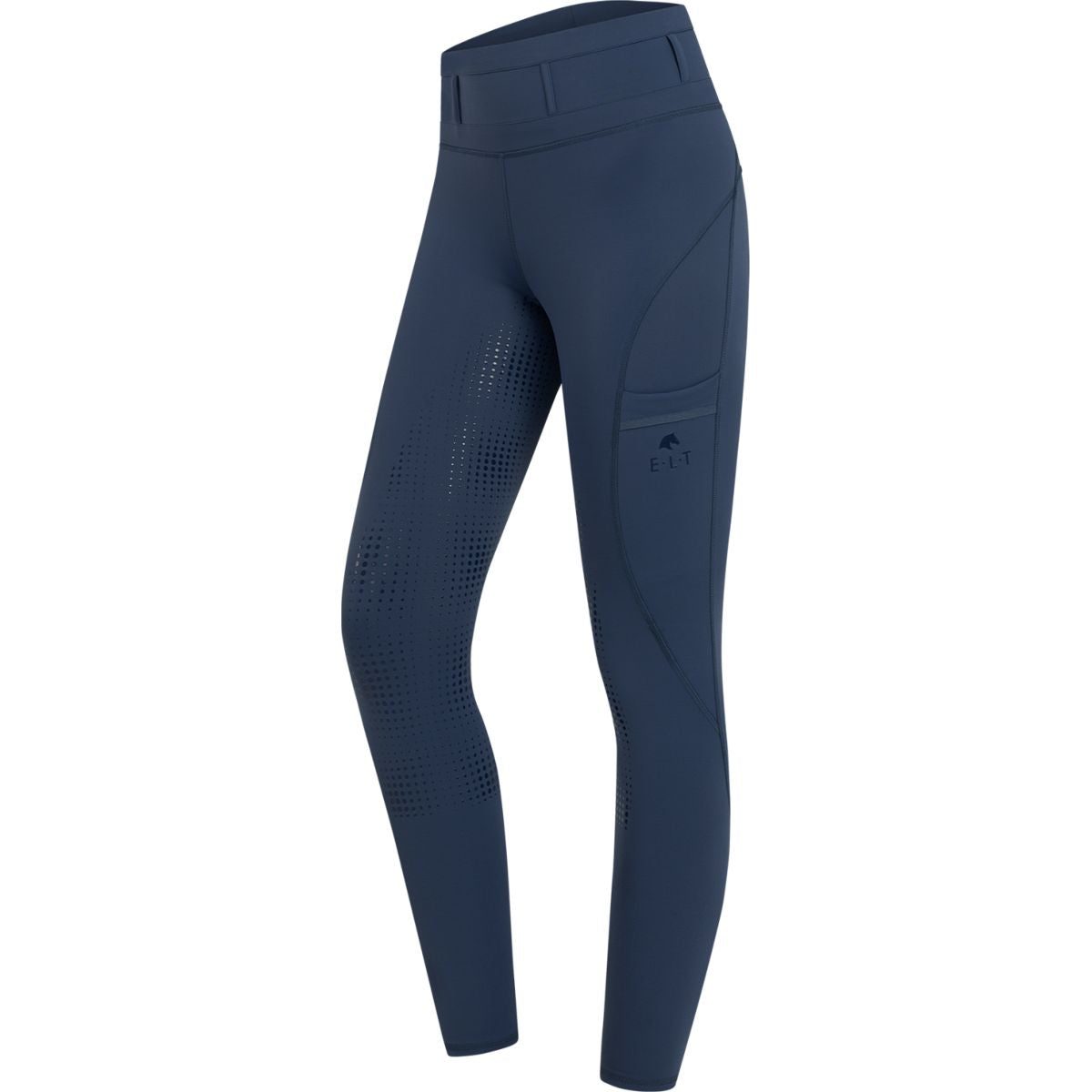 ELT Reitleggings Hanna Taille haute Denim Blau