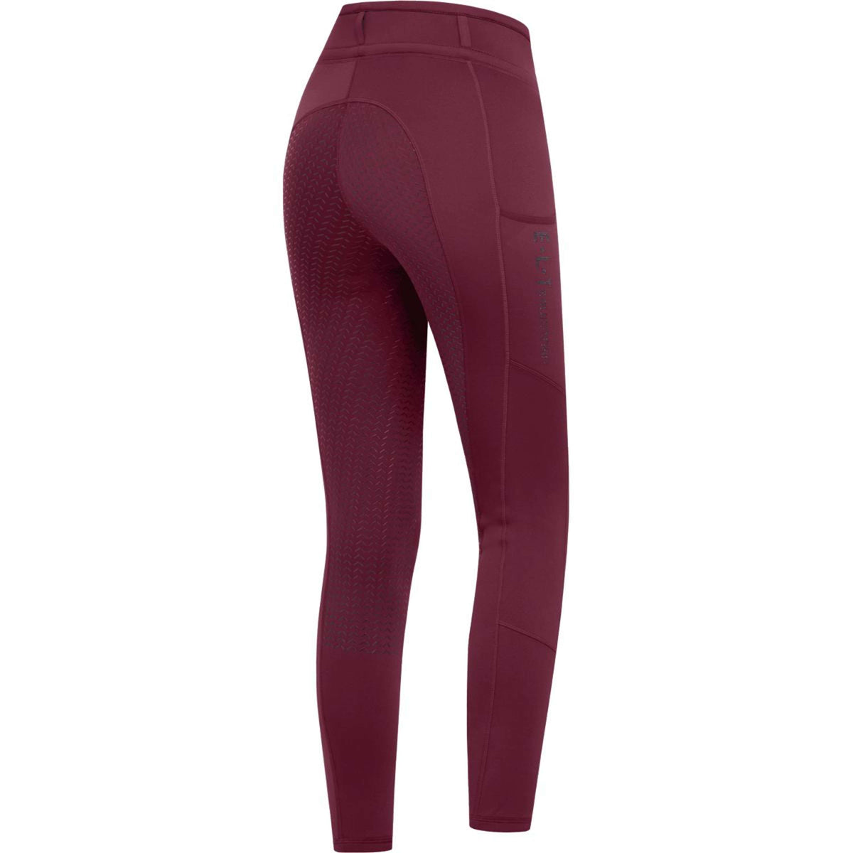 ELT Reitleggings Ella Glam Velvet Rot