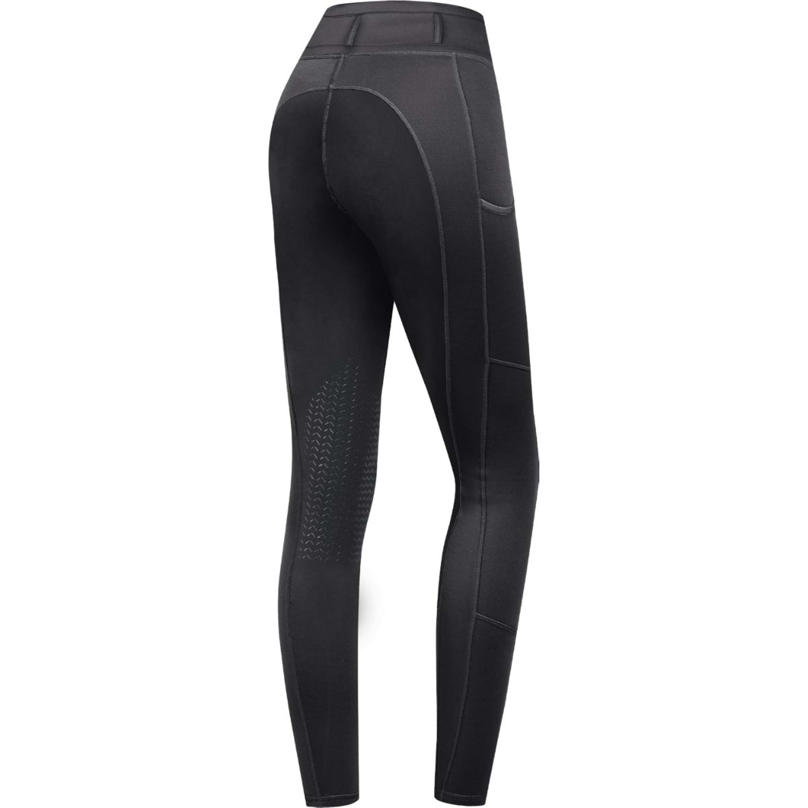 ELT Reitleggings Ella Knie Grip Schwarz ELT Reitleggings Ella Knie Grip Schwarz