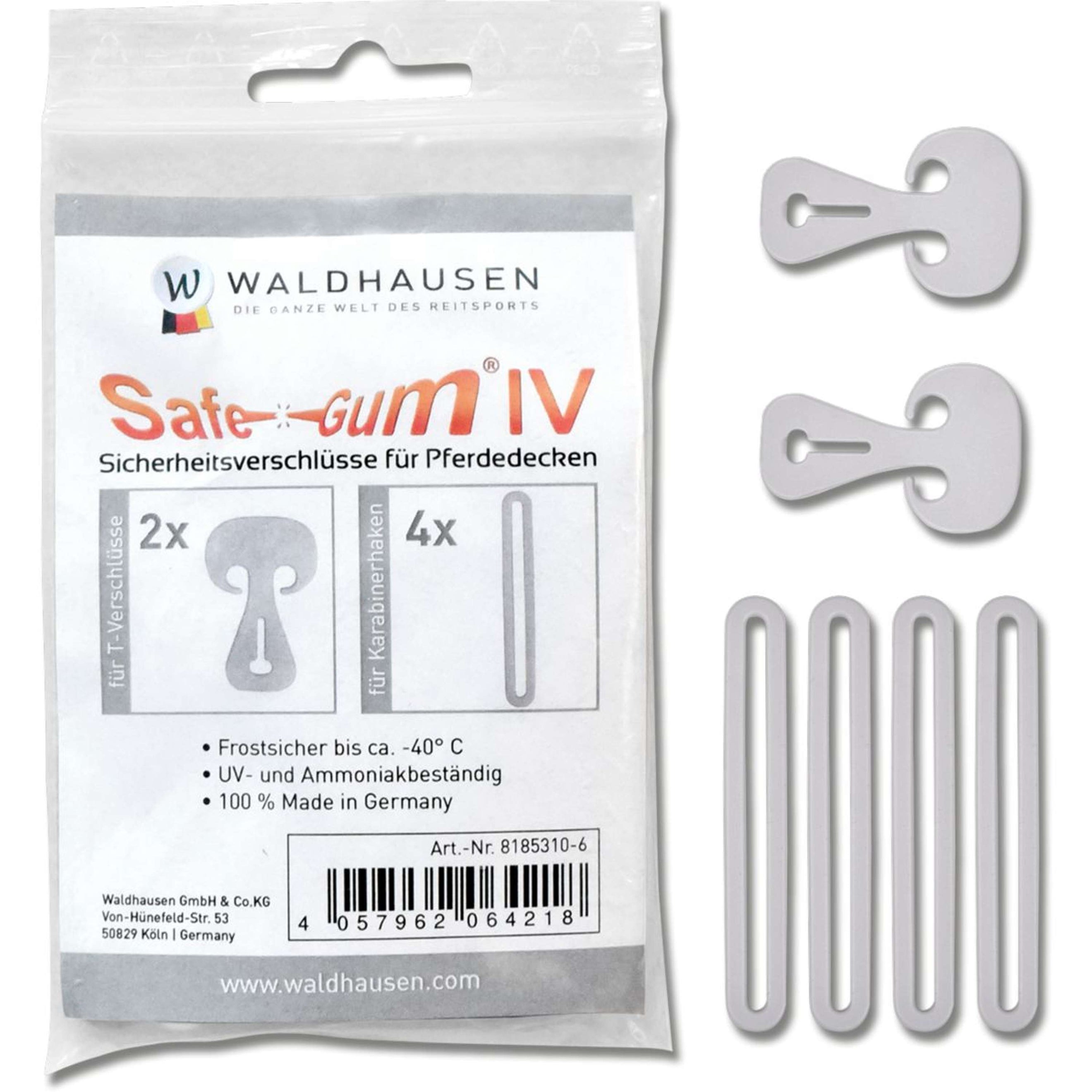 Waldhausen Soll-Bruch-Gummis Safe-Gum Silber Grau Waldhausen Soll-Bruch-Gummis Safe-Gum Silber Grau