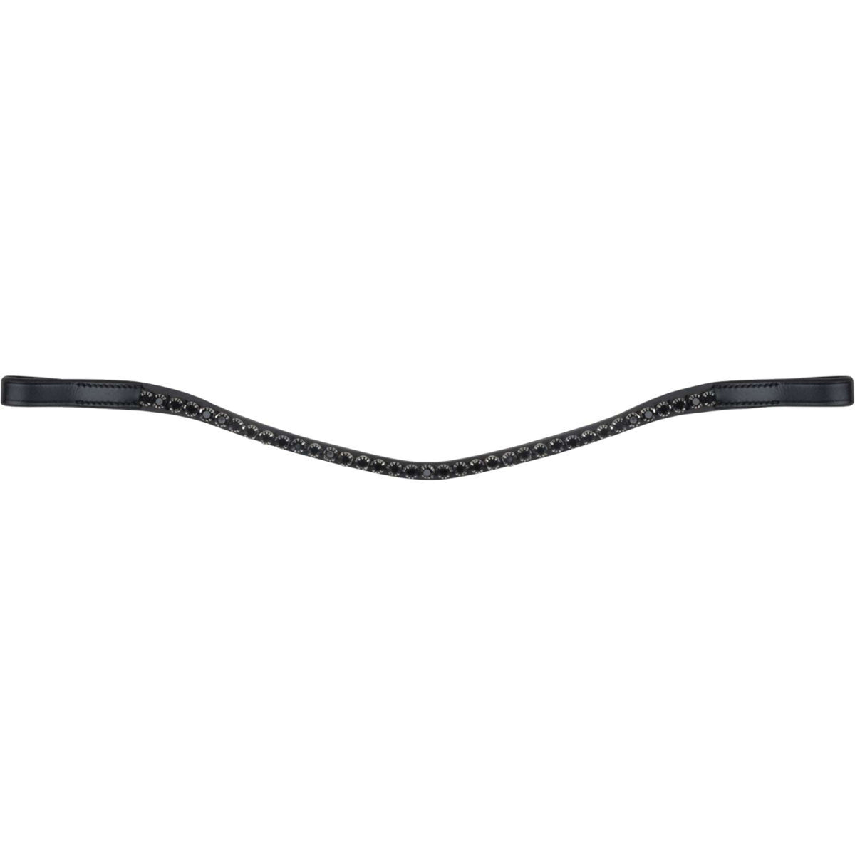 Waldhausen Stirnriemen X-Line Glam Schwarz/Schwarz