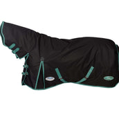 Weatherbeeta Regendecke Combo Neck Lite Plus 900d Black/Bottle Green