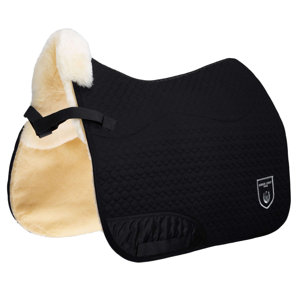 Werner Christ Schabracke Special Dressage Schwarz/Naturell