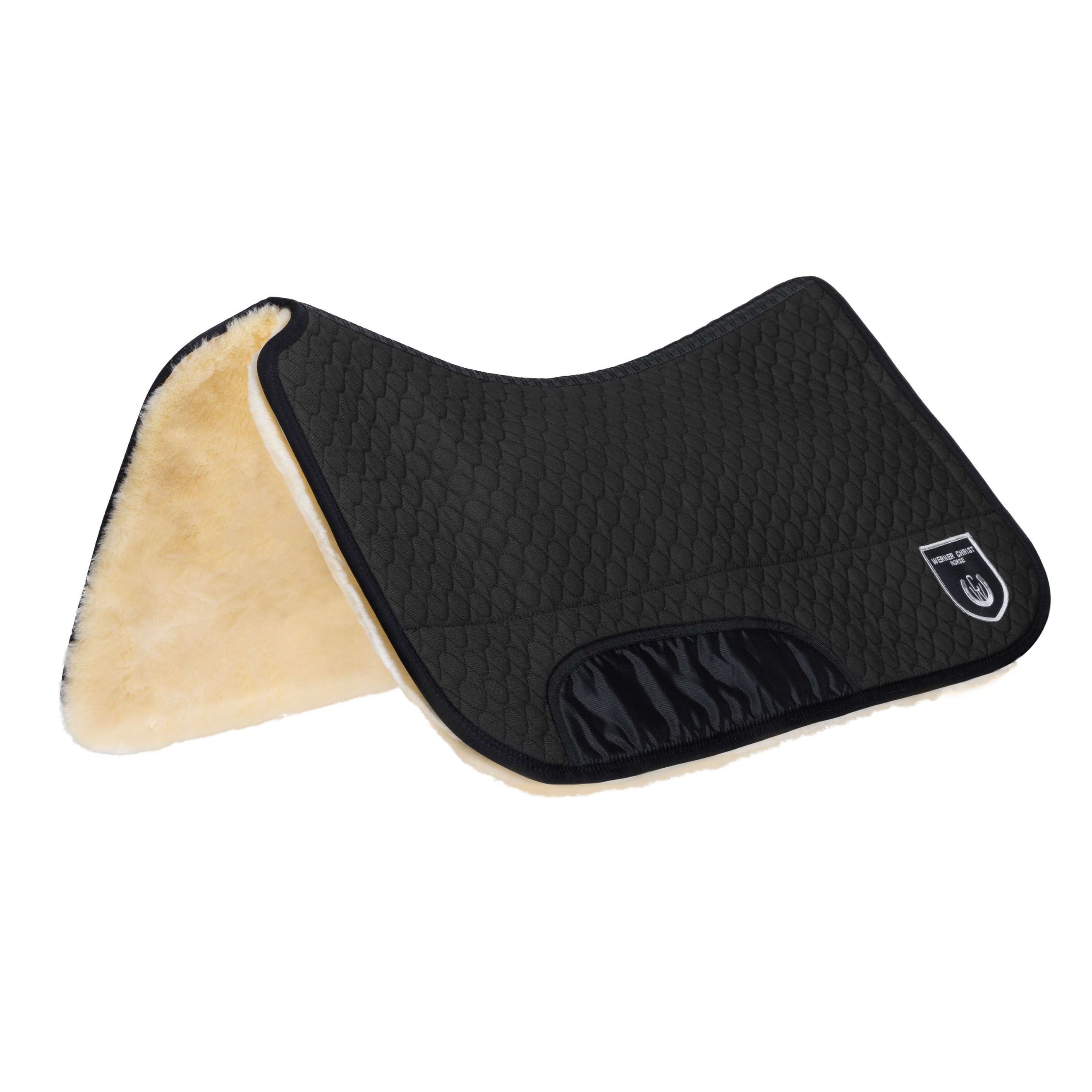 Werner Christ Westernpad Sheepskin 20mm Schwarz/Naturell Werner Christ Westernpad Sheepskin 20mm Schwarz/Naturell
