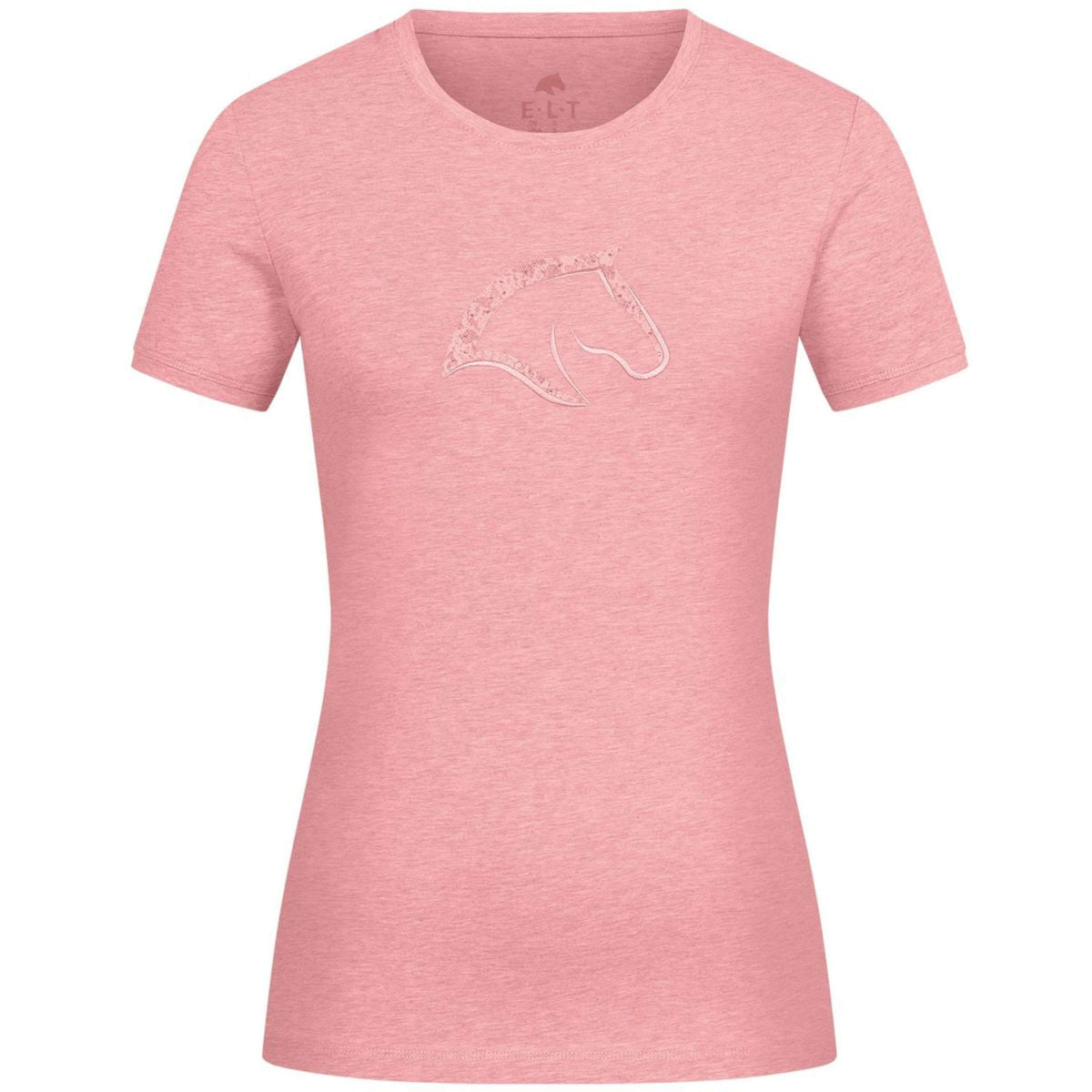 ELT T-Shirt New Orleans Kurze Ärmel Flamingo Melange