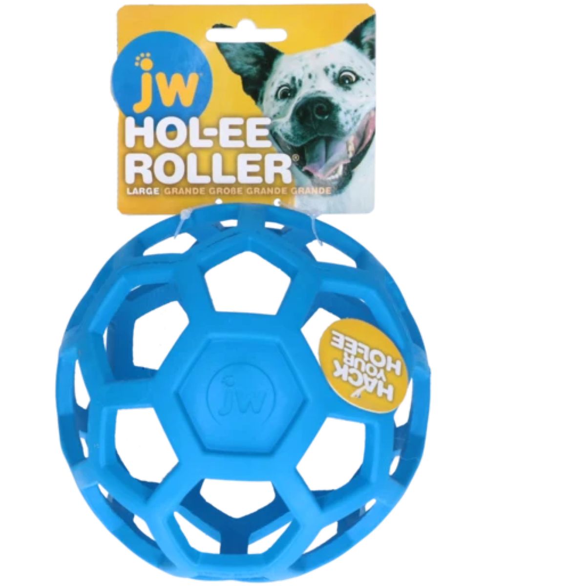 JW Spielball HOL-EE Roller L Blau