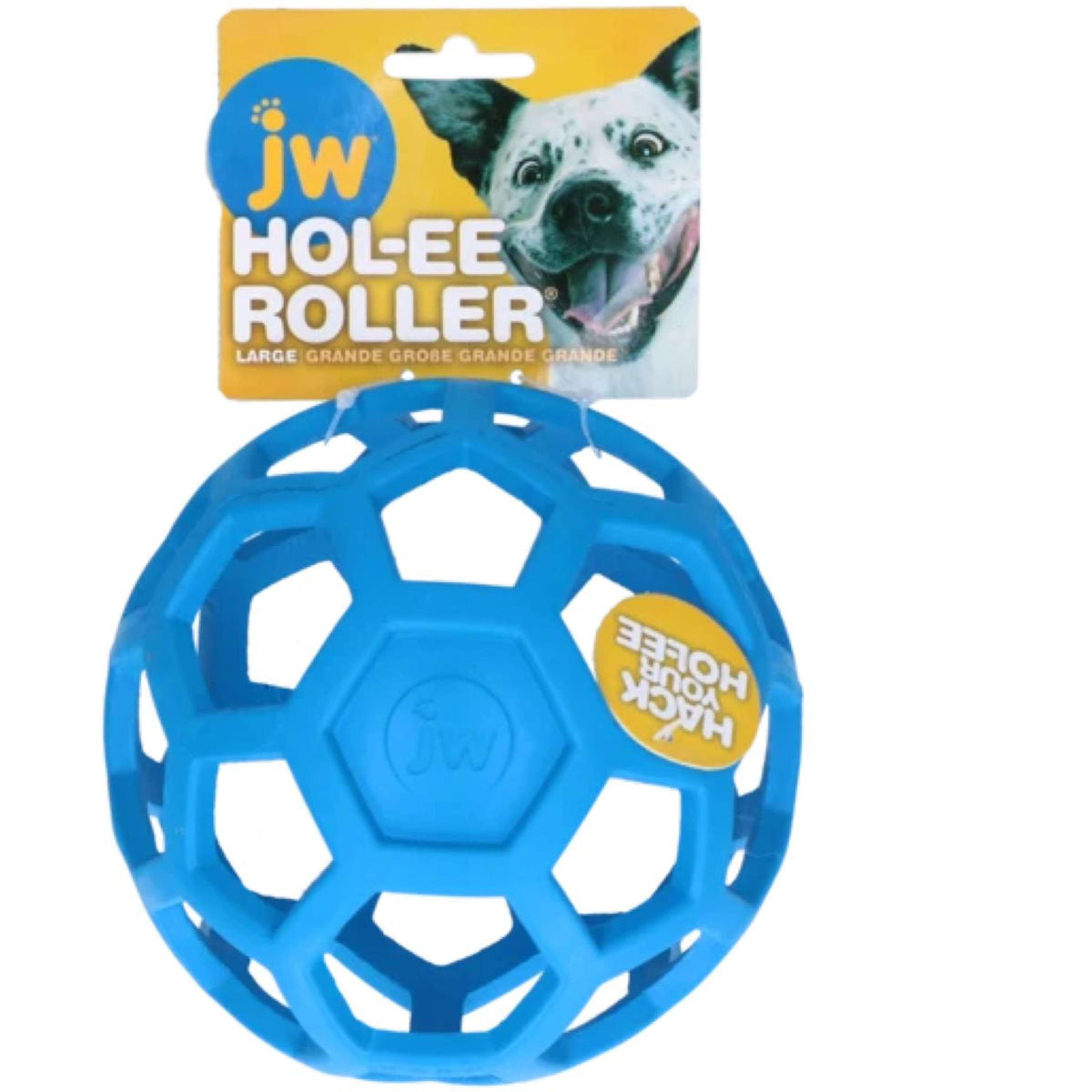 JW Spielball HOL-EE Roller L Blau