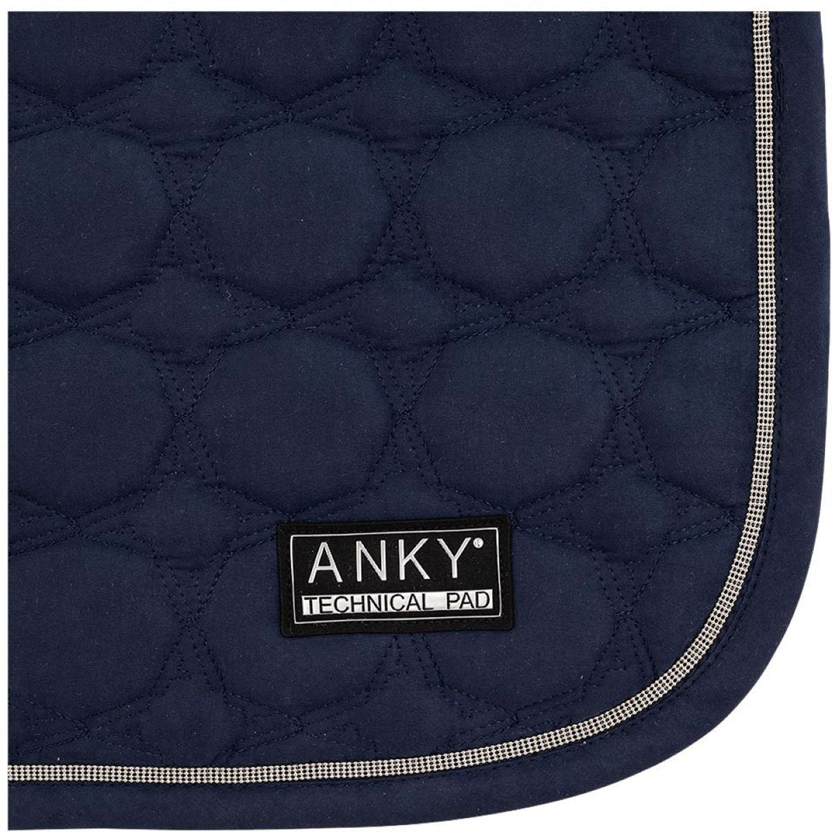 ANKY Schabracke Suede Dressur Mood Indigoblau