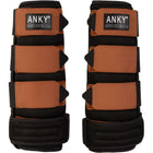 ANKY 3- in 1 Beinschoner 3D Mesh Black/Rust