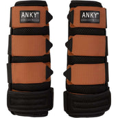 ANKY 3- in 1 Beinschoner 3D Mesh Black/Rust