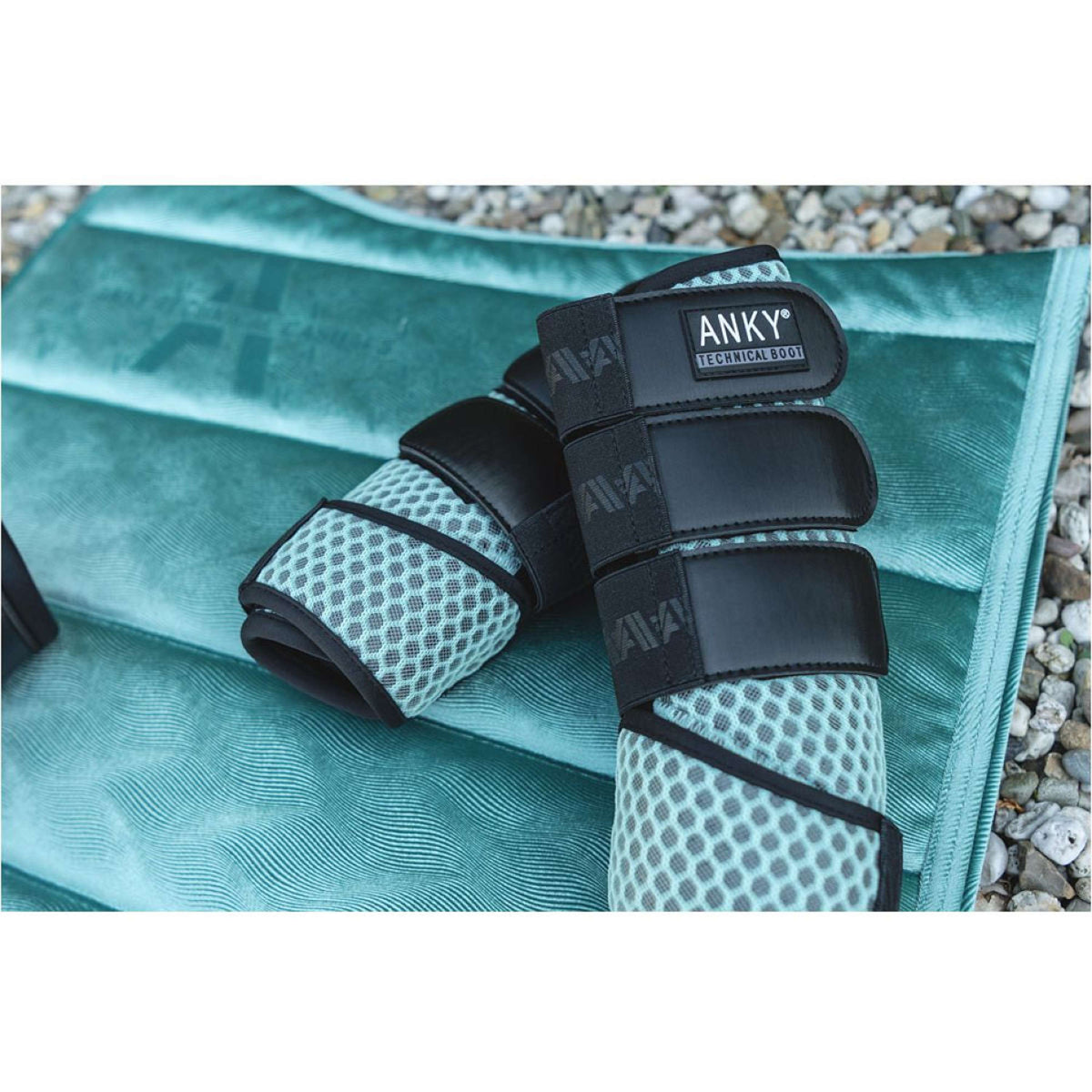 ANKY Gamaschen 3D Mesh CanalBlue