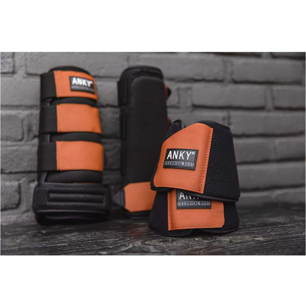 ANKY Hufglocken Neoprene Black/Rust