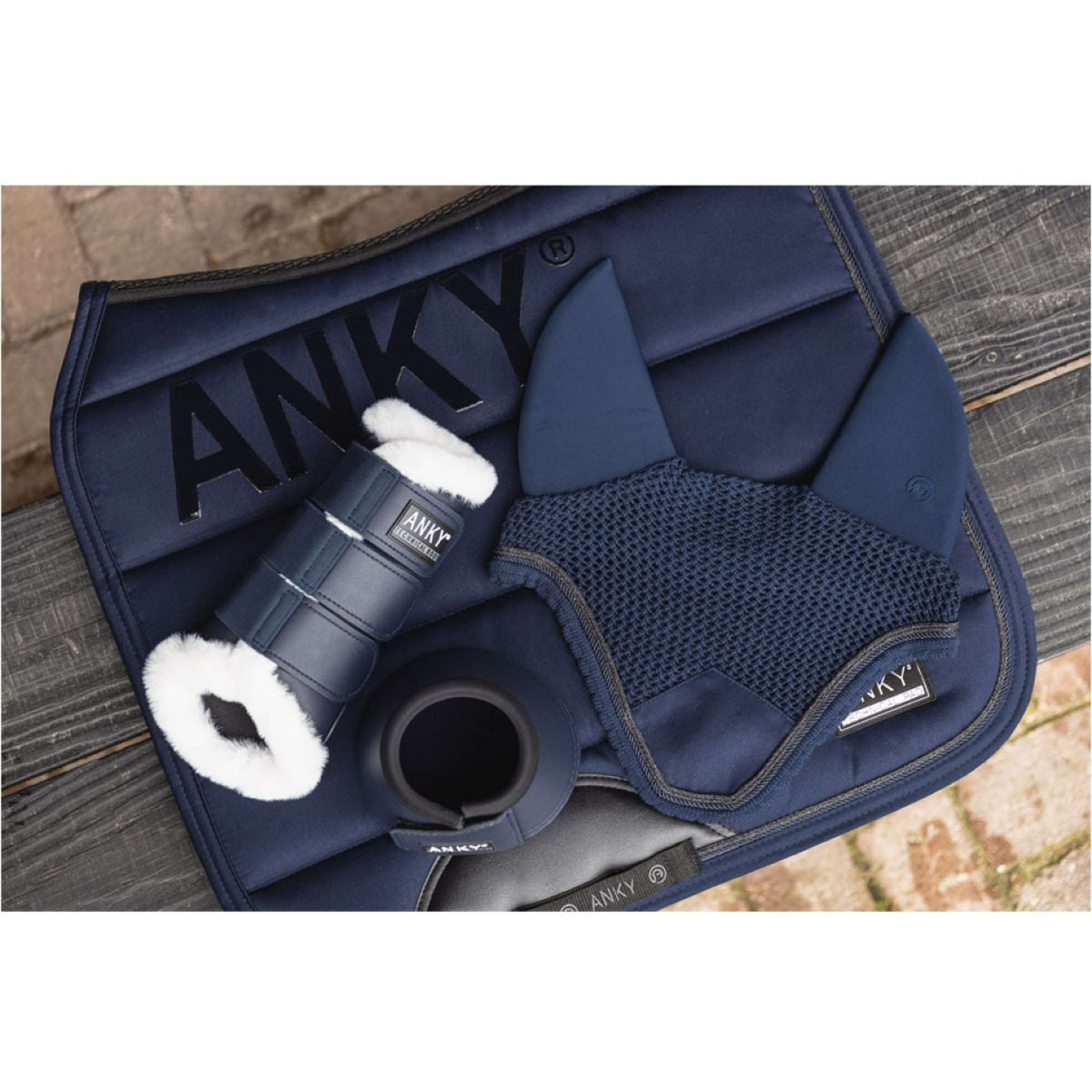 ANKY Fliegenhaube Leafs Dark Navy