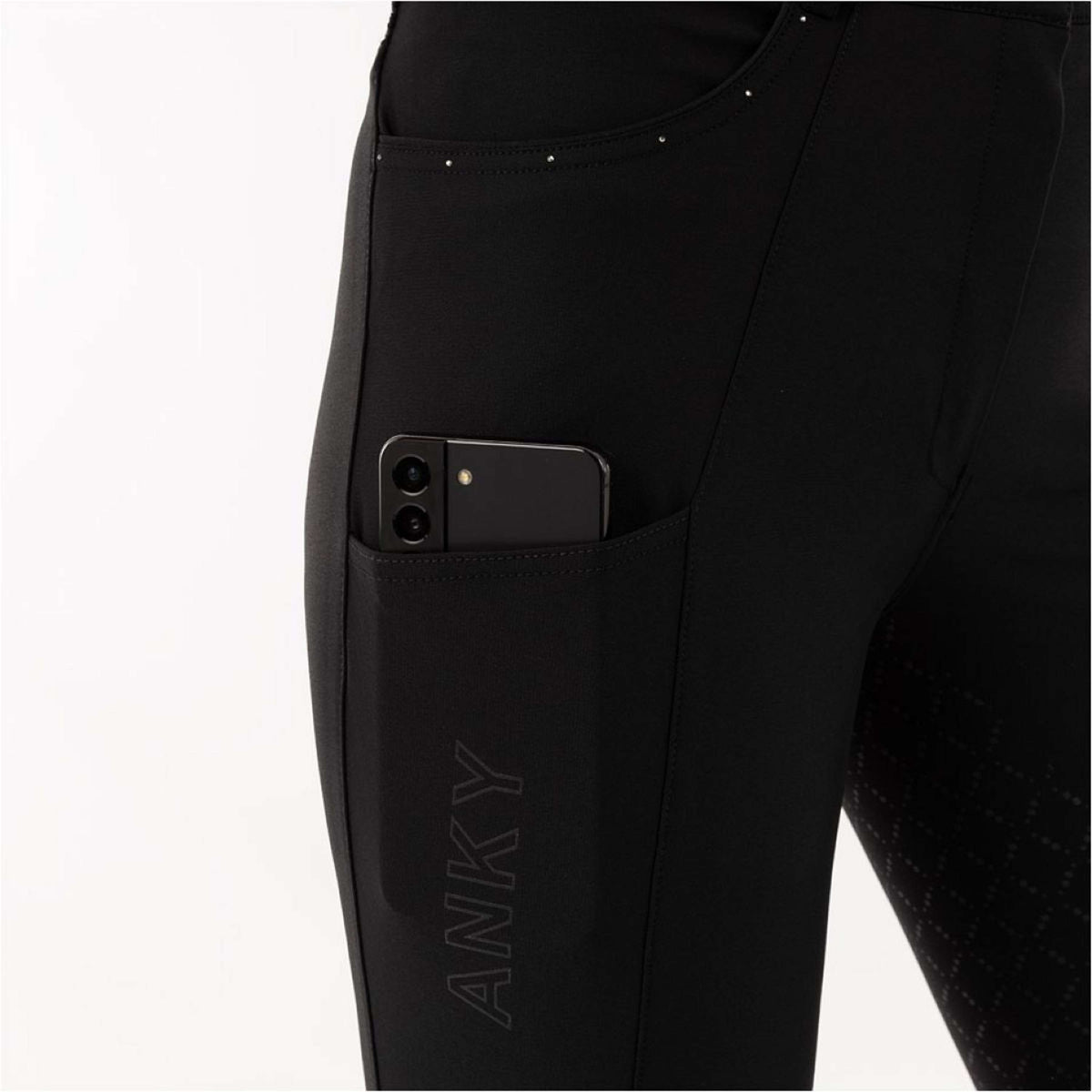 ANKY Reithose Conscious Silicon Full Grip Schwarz