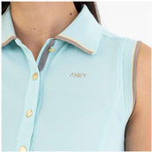 ANKY Polo ATC251202 Ärmellos CanalBlue