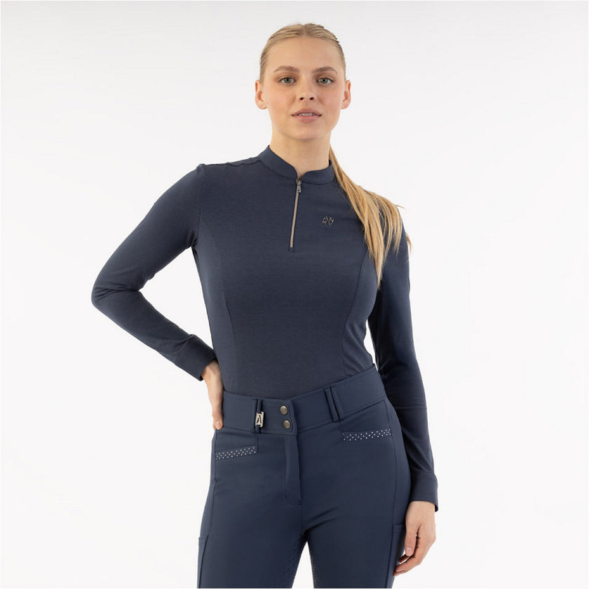 ANKY Longsleeve Zip Up ATC261203 Mood Indigoblau