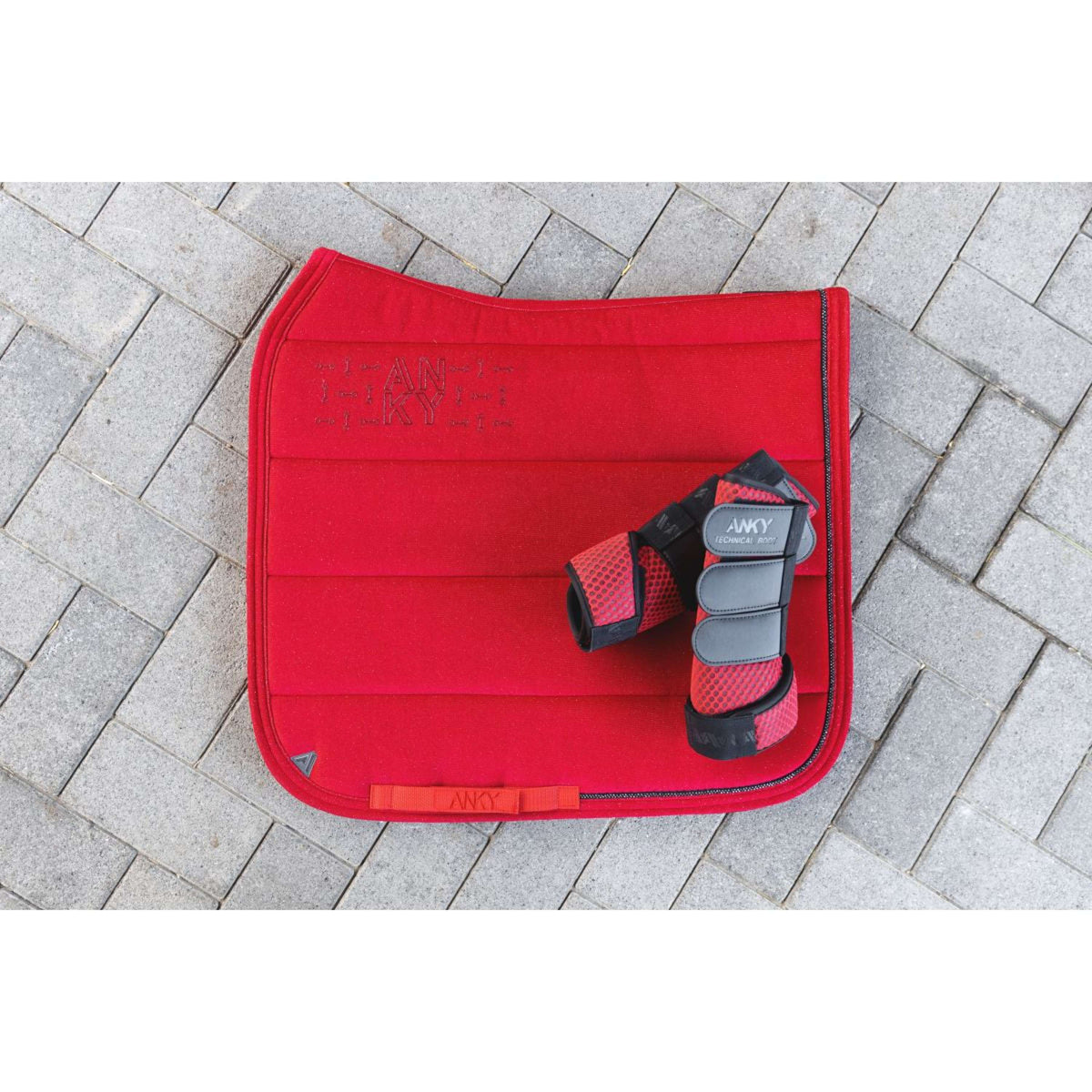 ANKY Gamaschen AW25 3D Mesh Equestrian Red
