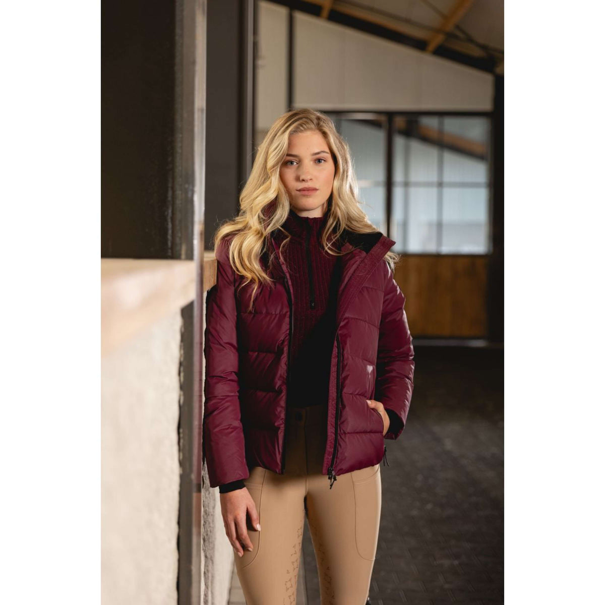 ANKY Jacke AW25 Padded Windsor Wine