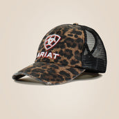 Ariat Cap Embellished Logo Cheetah Print Damen Schwarz
