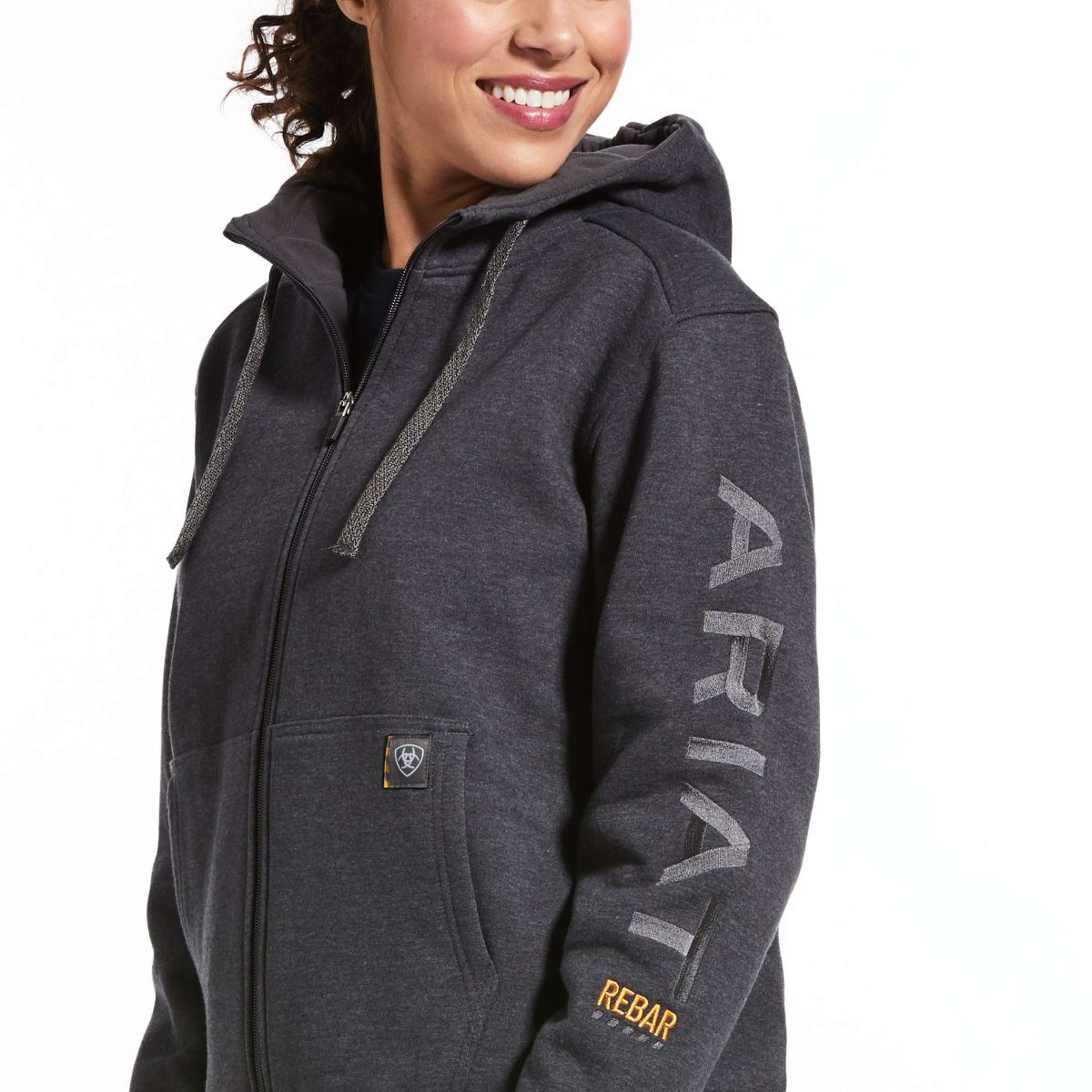 Ariat Jacke Rebar All-Weather Damen Charcoal Heather Ariat Jacke Rebar All-Weather Damen Charcoal Heather