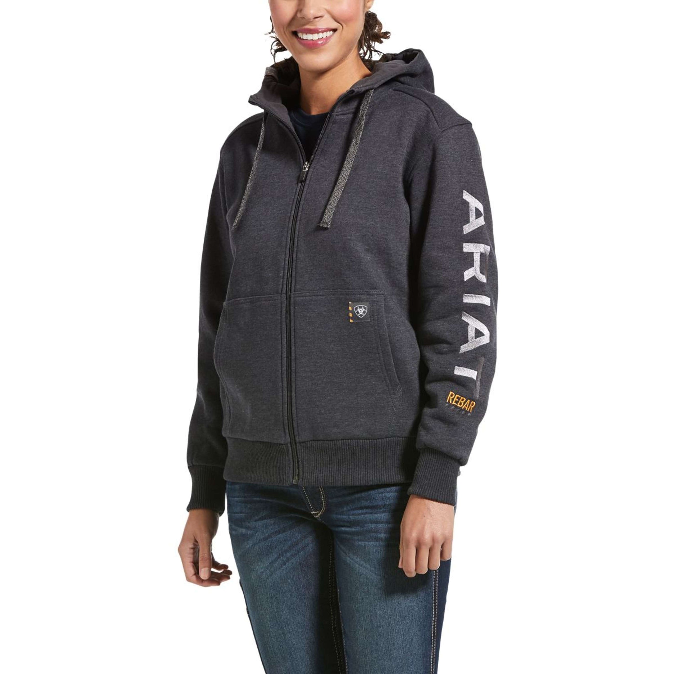 Ariat Jacke Rebar All-Weather Damen Charcoal Heather Ariat Jacke Rebar All-Weather Damen Charcoal Heather