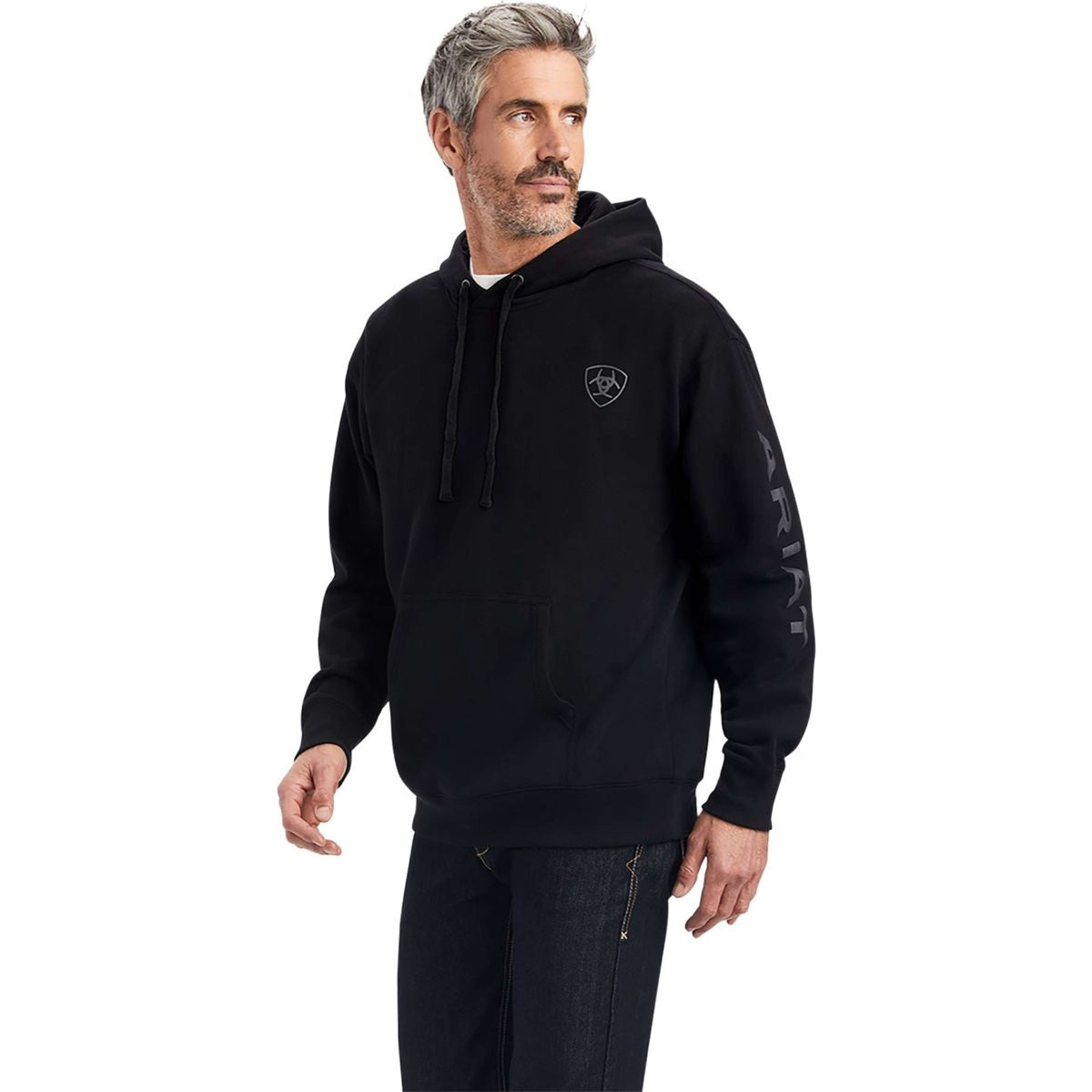 Ariat Pullover Logo Herren Schwarz