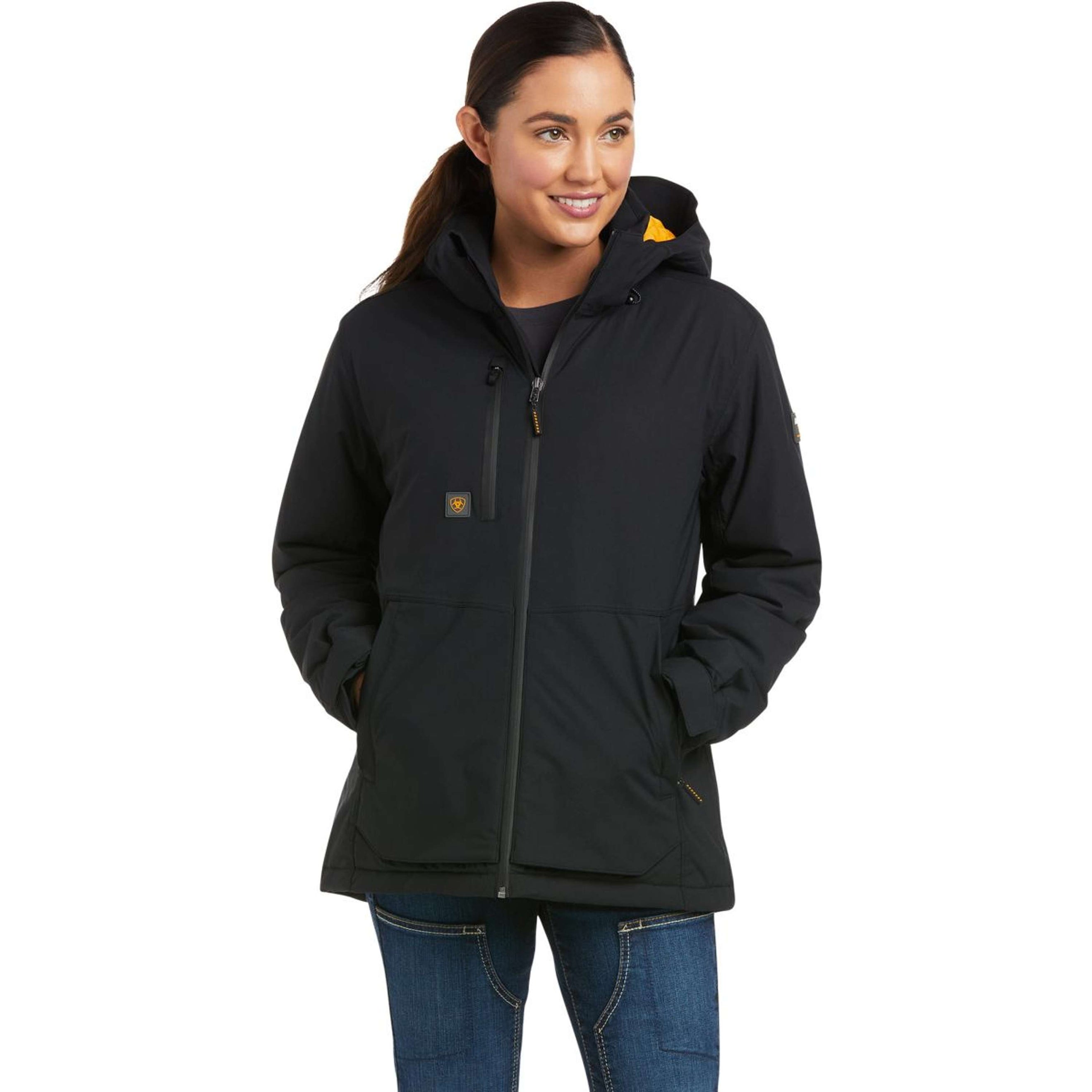 Ariat Jacke Rebar Storm Fighter 2.0 Waterproof Damen Schwarz Ariat Jacke Rebar Storm Fighter 2.0 Waterproof Damen Schwarz