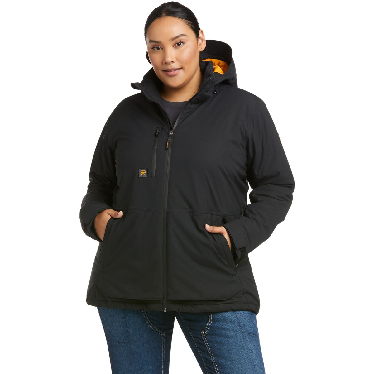 Ariat Jacke Rebar Storm Fighter 2.0 Waterproof Damen Schwarz