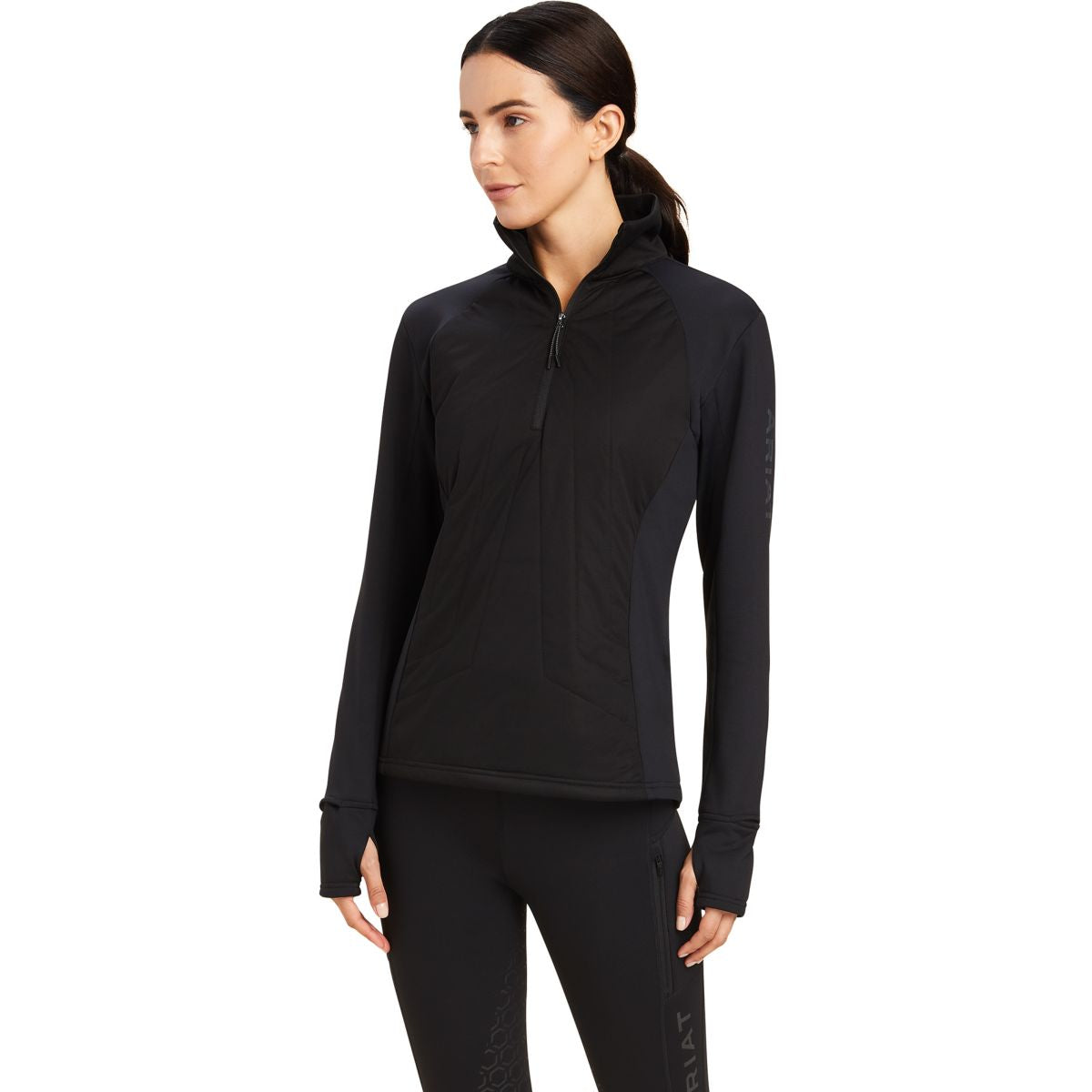 Ariat Sweatshirt Venture Half Zip Schwarz