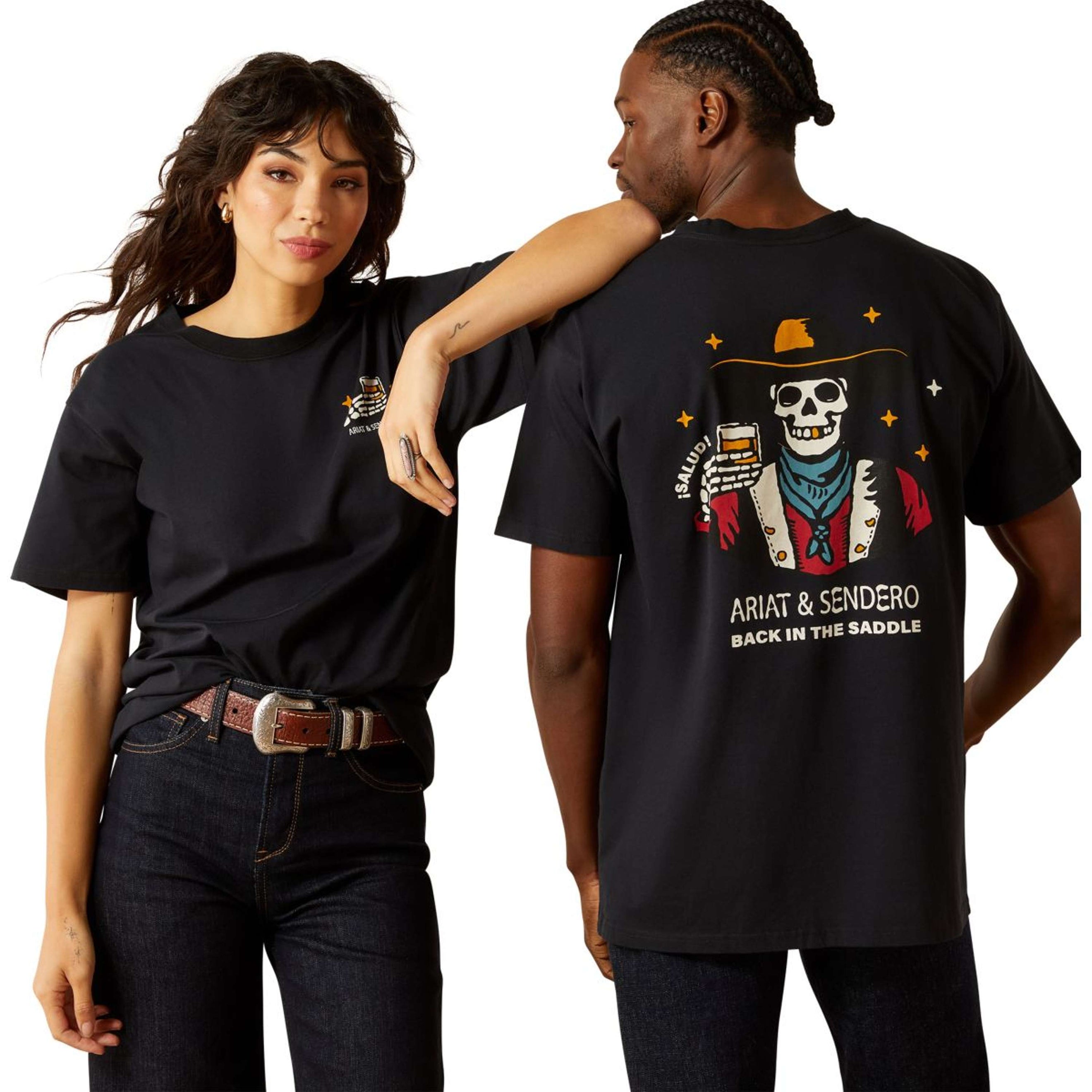 Ariat T-Shirt Sendero Herren Schwarz Ariat T-Shirt Sendero Herren Schwarz