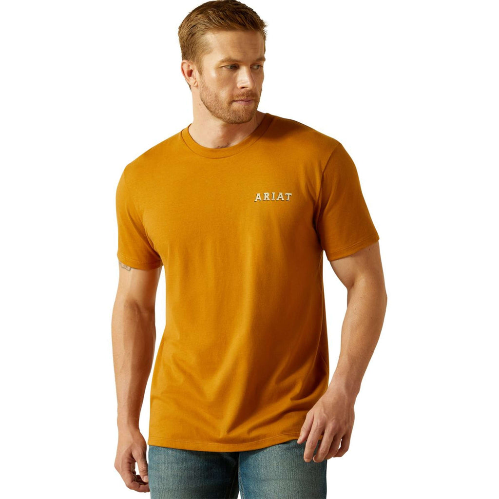 Ariat T-Shirt Scorpion Seal Herren Orange