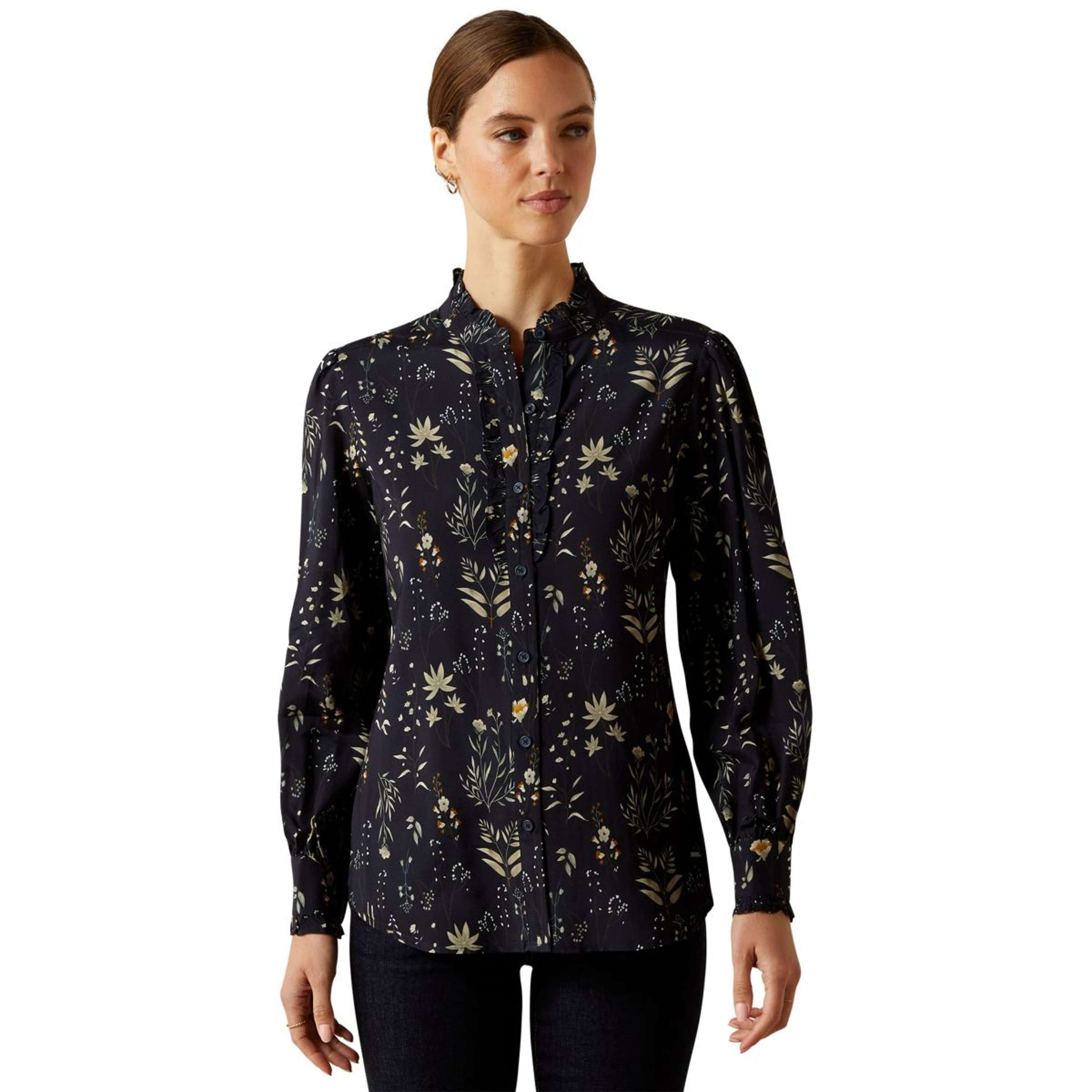 Ariat Bluse Cricklade Damen Navy Ariat Bluse Cricklade Damen Navy