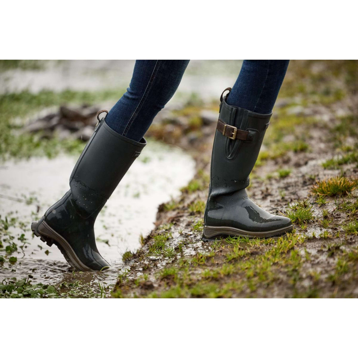 Ariat Regenstiefel Woodstock Damen Navy