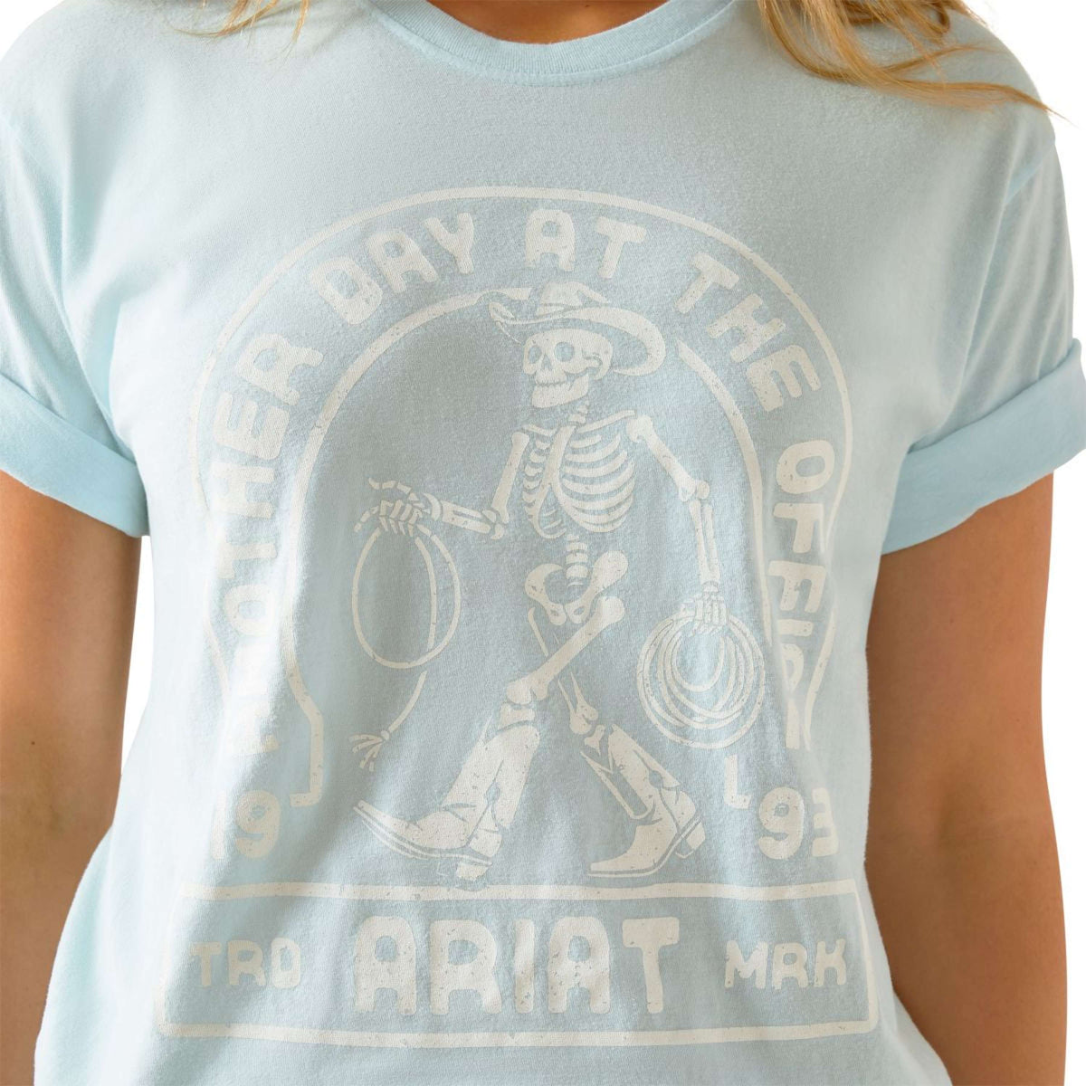 Ariat T-Shirt Another Day Damen Vintage Lagoon