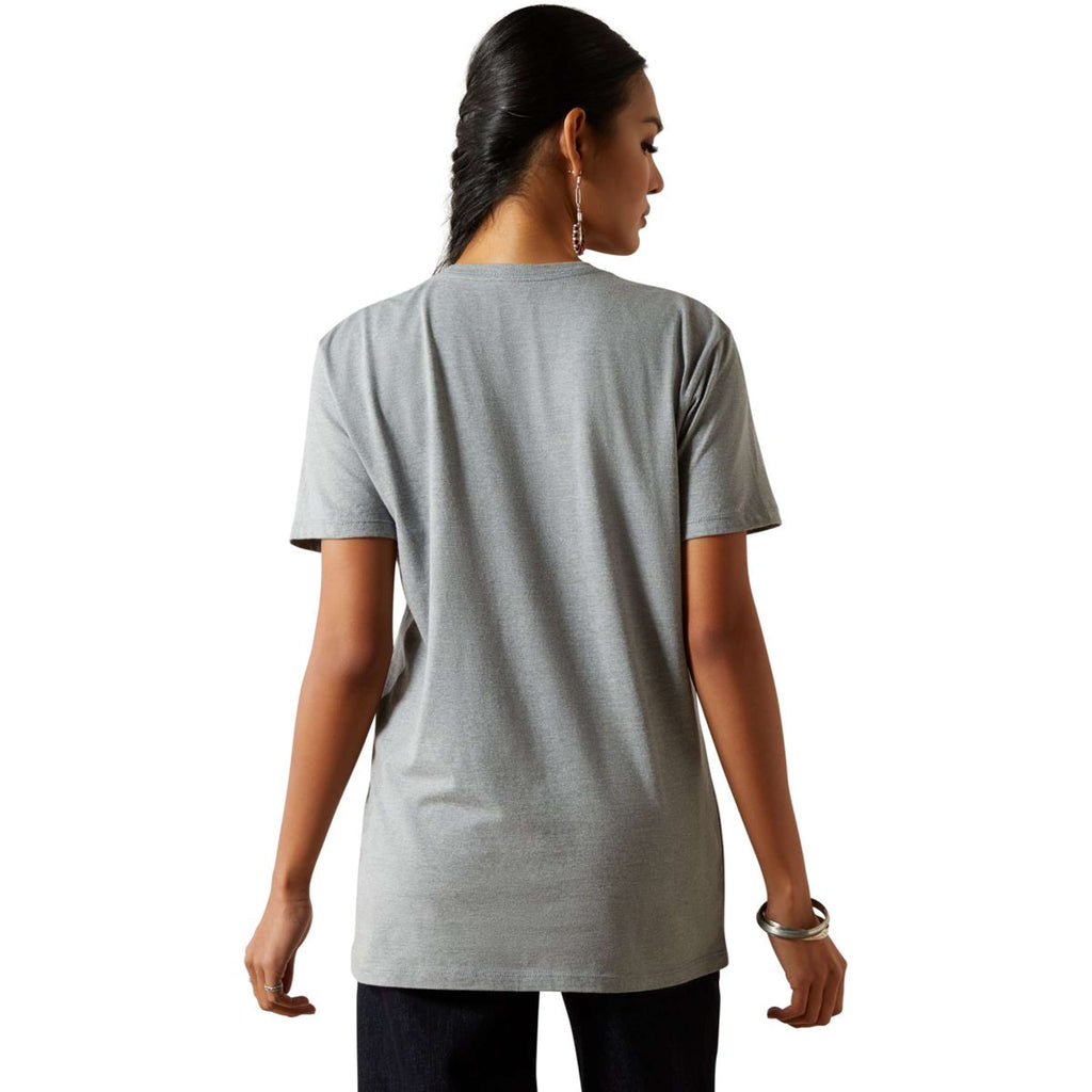 Ariat T-Shirt Don't Press Your Luck Damen Ice Blue