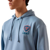 Ariat Pullover Freedom Eagle Herren Light Denim