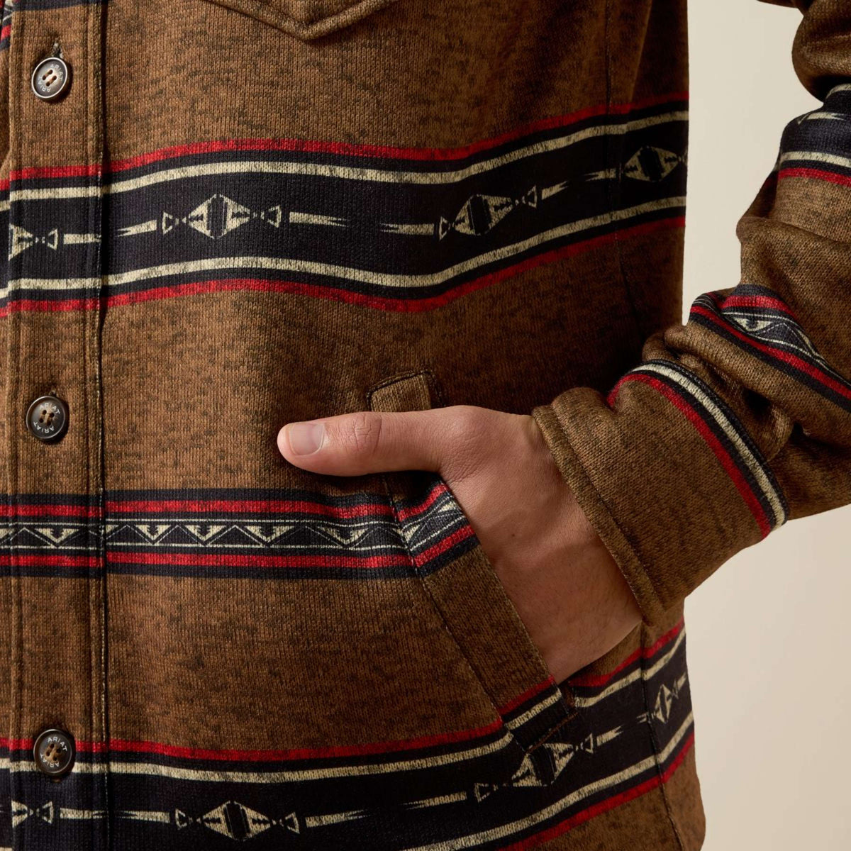 Ariat Bluse Caldwell Herren Toffee Serape