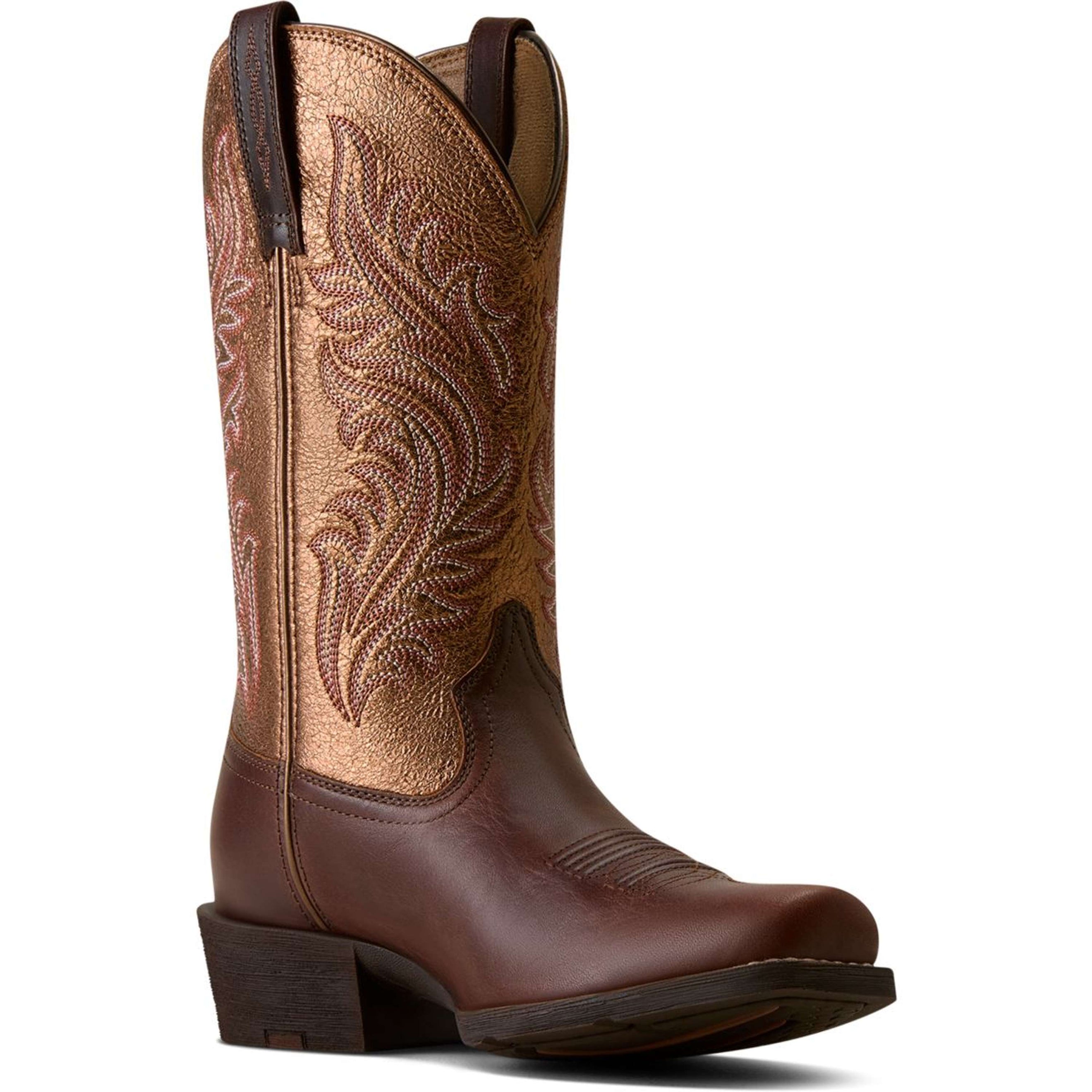 Ariat Westernstiefel Round Up NcToe Damen Espresso Ariat Westernstiefel Round Up NcToe Damen Espresso