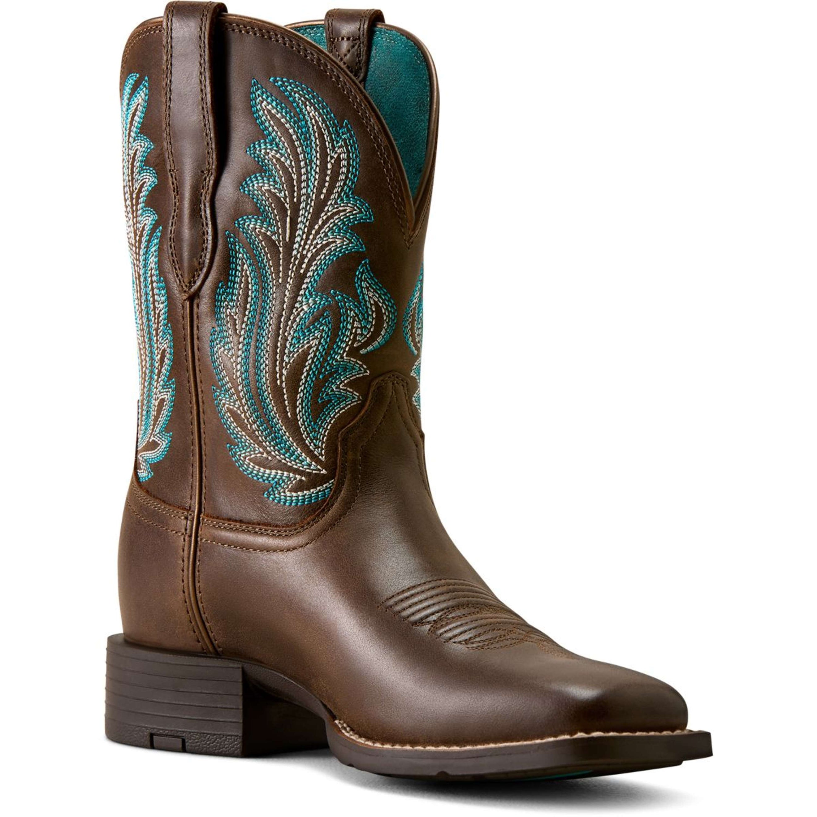 Ariat Westernstiefel Round Up Filly Damen Dark Cacao Ariat Westernstiefel Round Up Filly Damen Dark Cacao