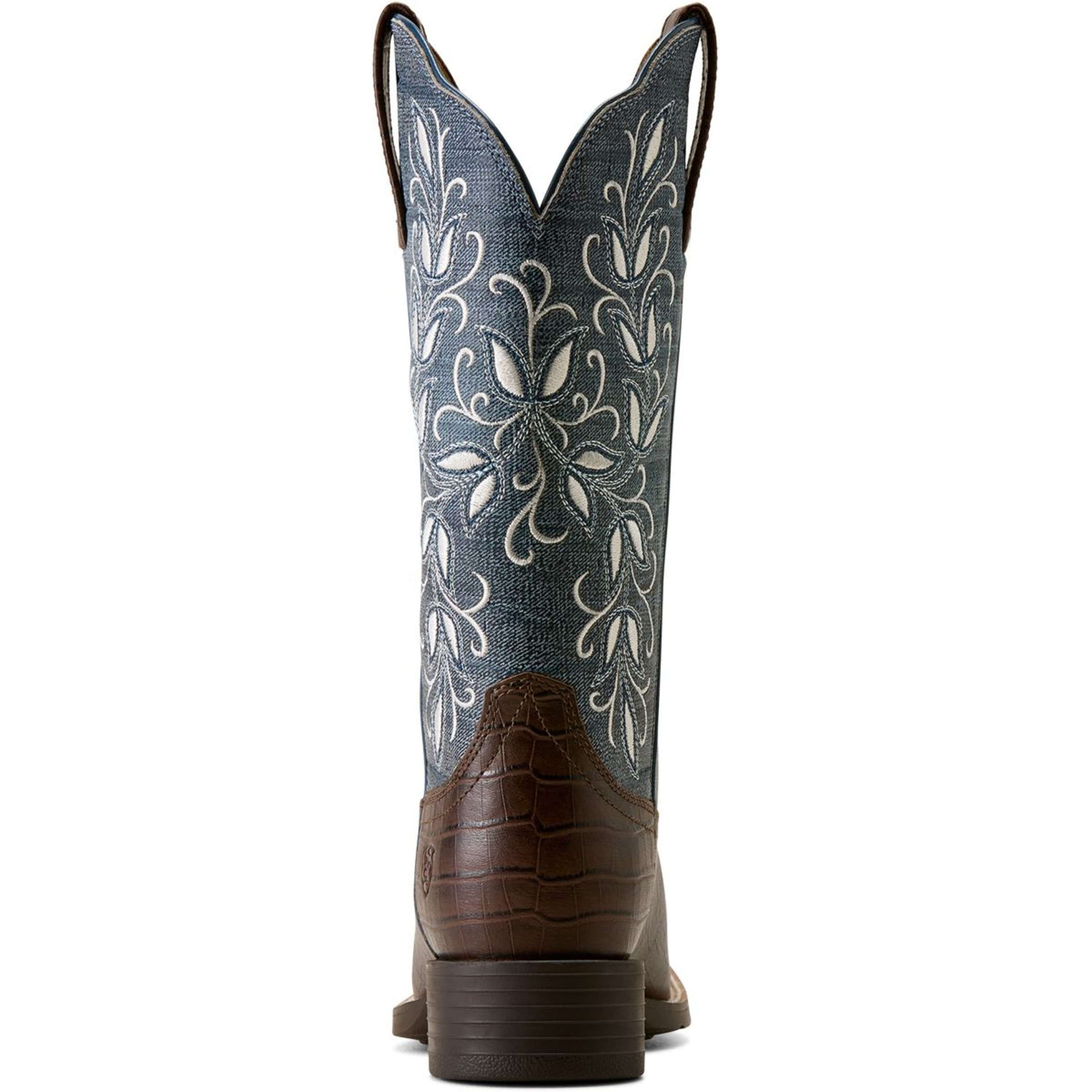Ariat Westernstiefel Round Up Holly Damen Chocolate Croc