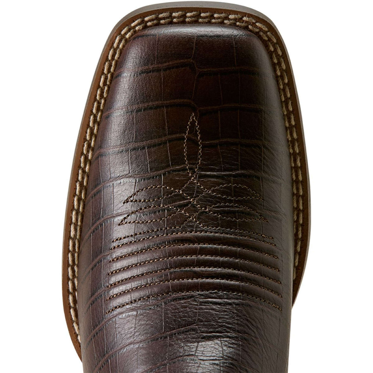 Ariat Westernstiefel Round Up Holly Damen Chocolate Croc